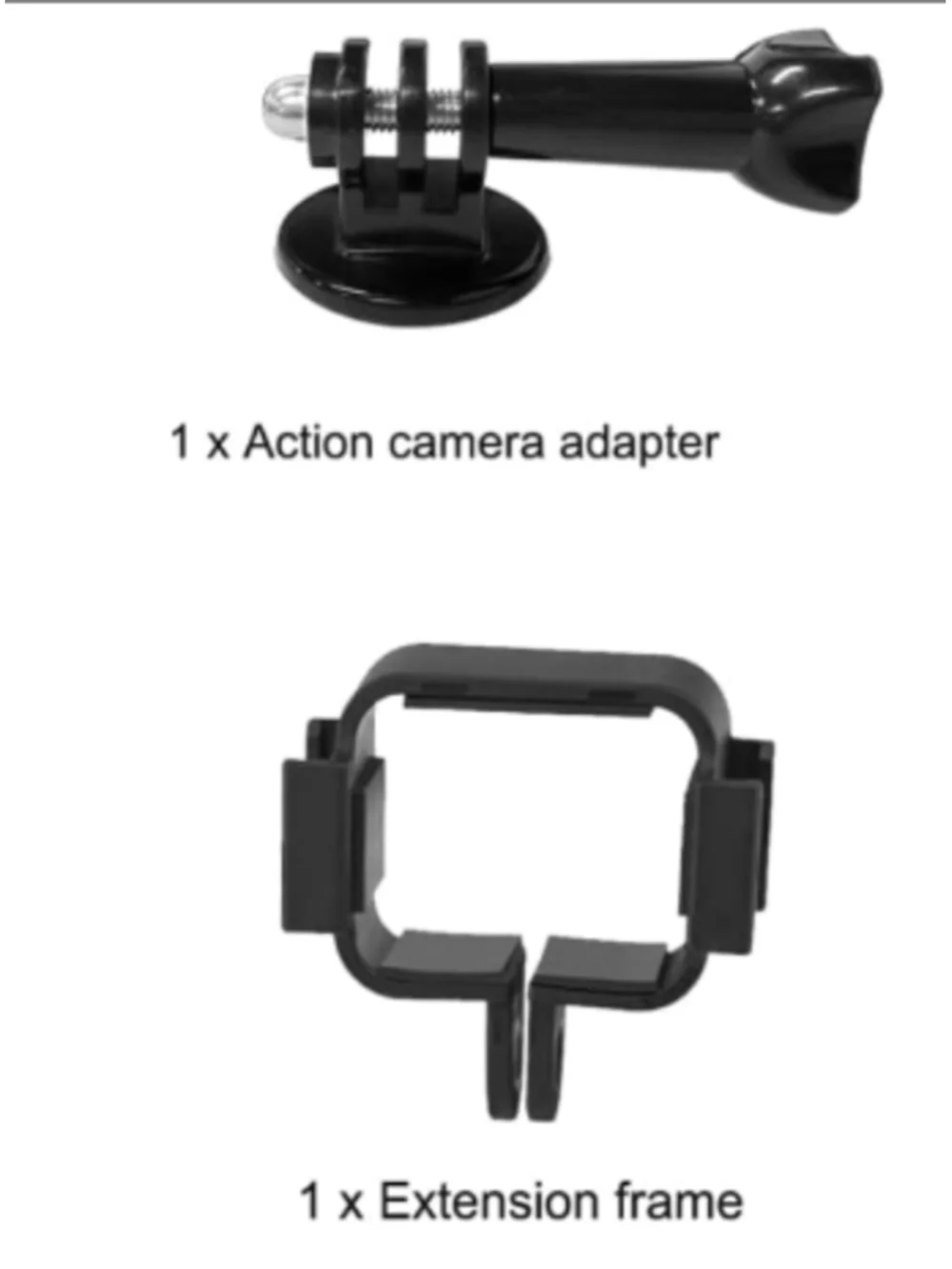 2 Pc Action Camera & DJI Osmo Pocket 3 Adapter Mount Set Expansion Bracket Lot